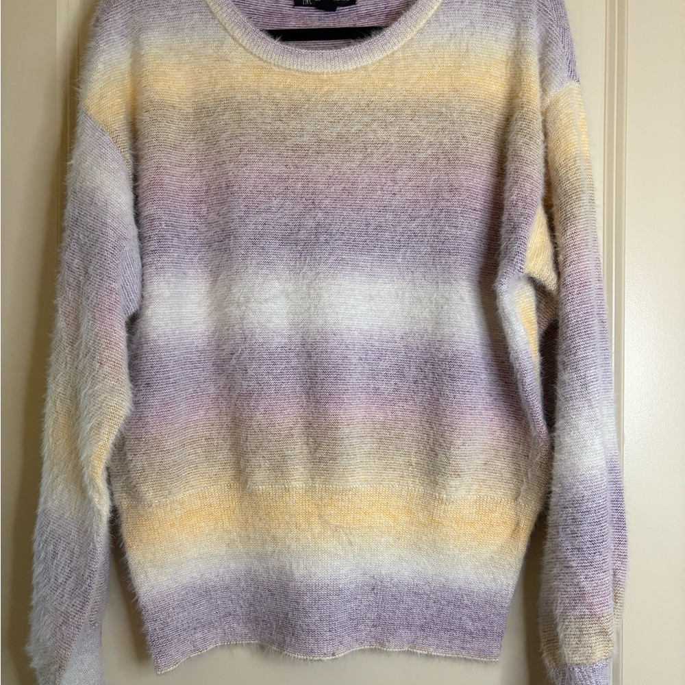 INC International Concepts Women's Multicolor Space Dyed Sweater